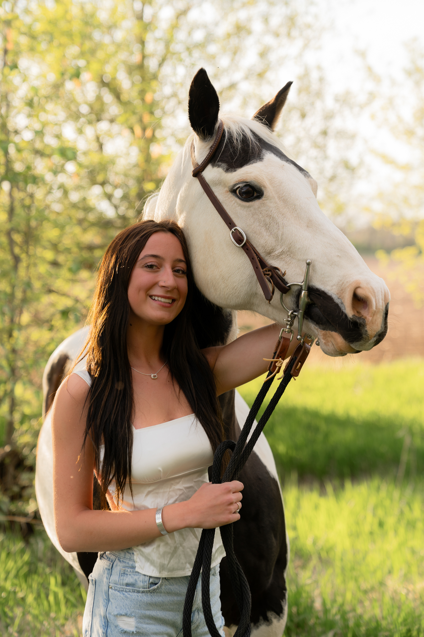 natural light horse and rider photography session West Bend Wisconsin