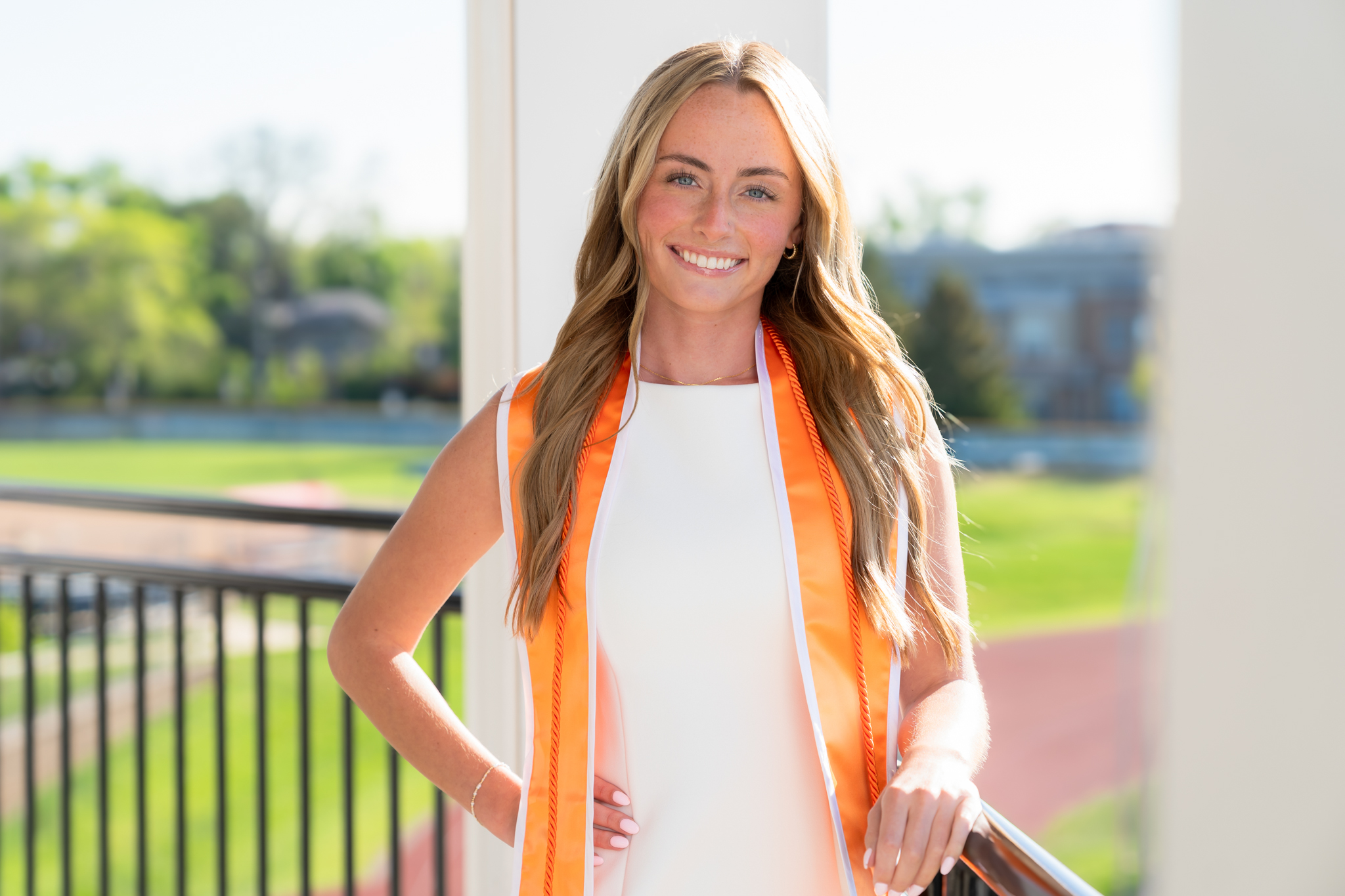 College graduate portraits in Waukesha Wisconsin spring session
