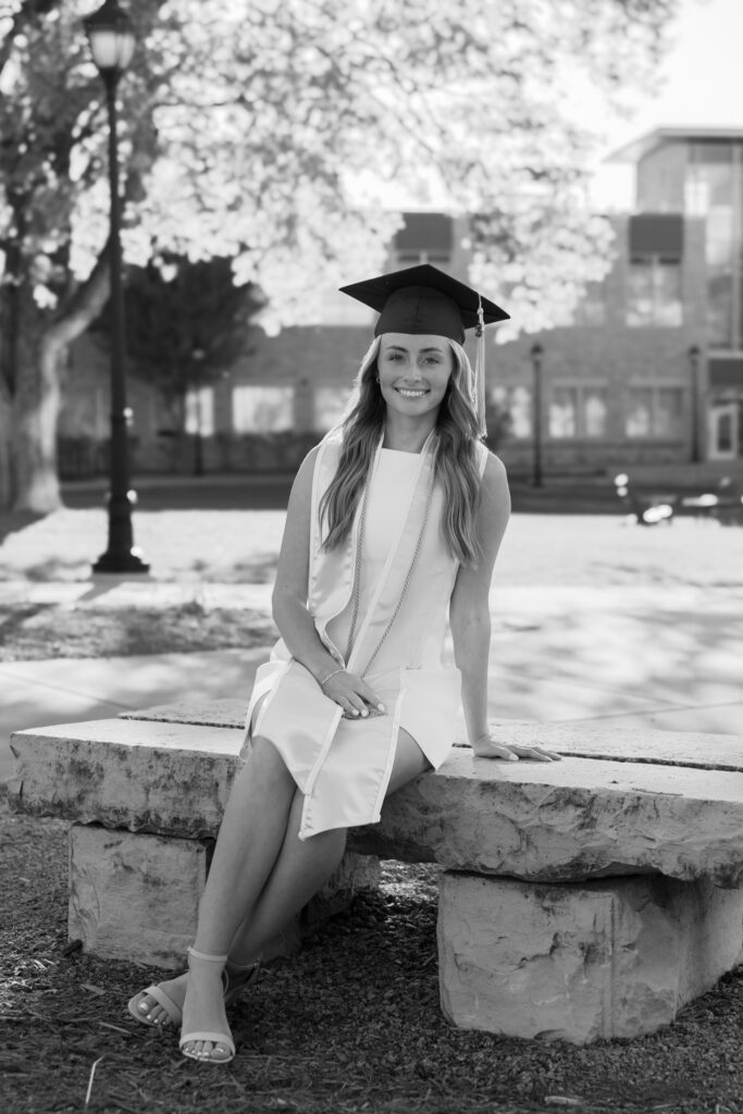 Waukesha Wisconsin senior photographer Carroll University campus session